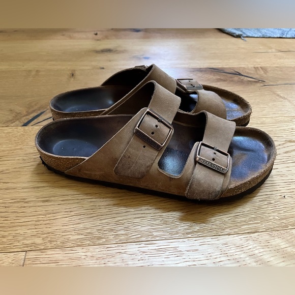 Birkenstock Arizona Oiled Leather Tobacco Brown - Picture 2 of 6